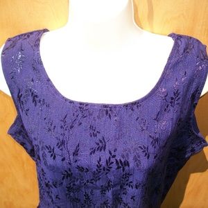 Purple Coldwater Creek Tank